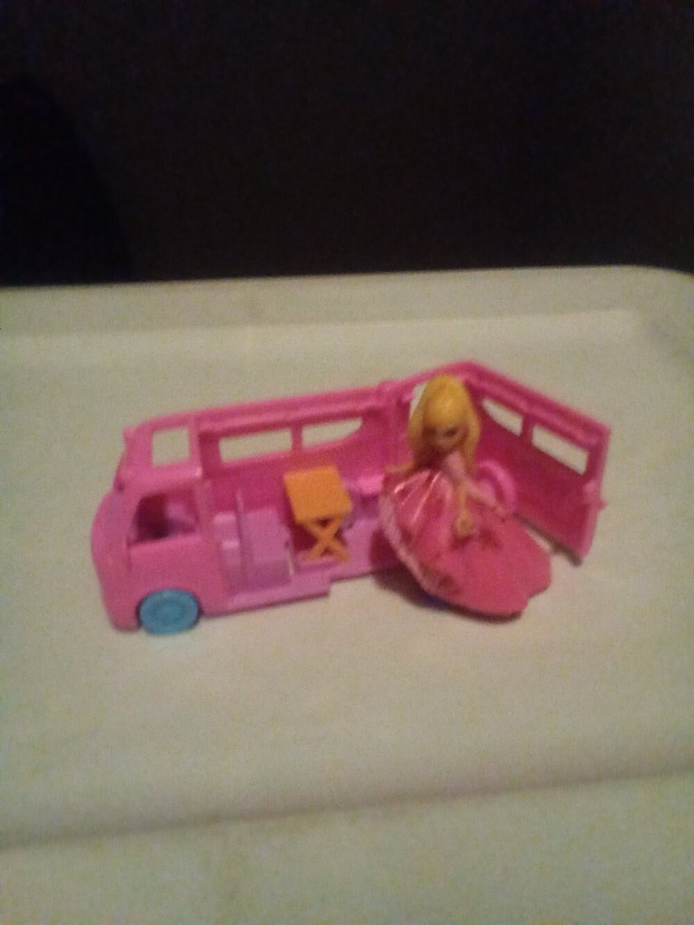 Pink Mini Camper & Princess Doll Playset 💕